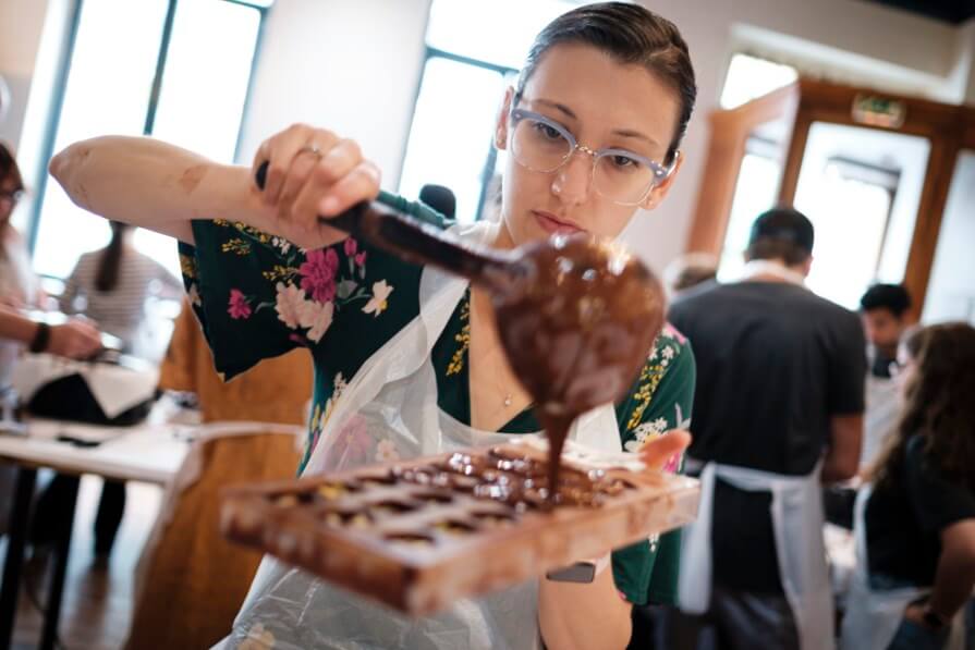 Belgian chocolate workshop in bruges